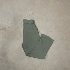 Zara | Olive Green Baggy Paperbag Nice Casual Pants - Great Condition Zara